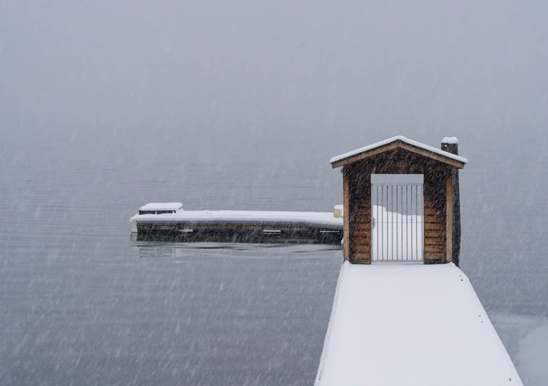 McCall, Idaho Photography 2025 - Snow at the lake