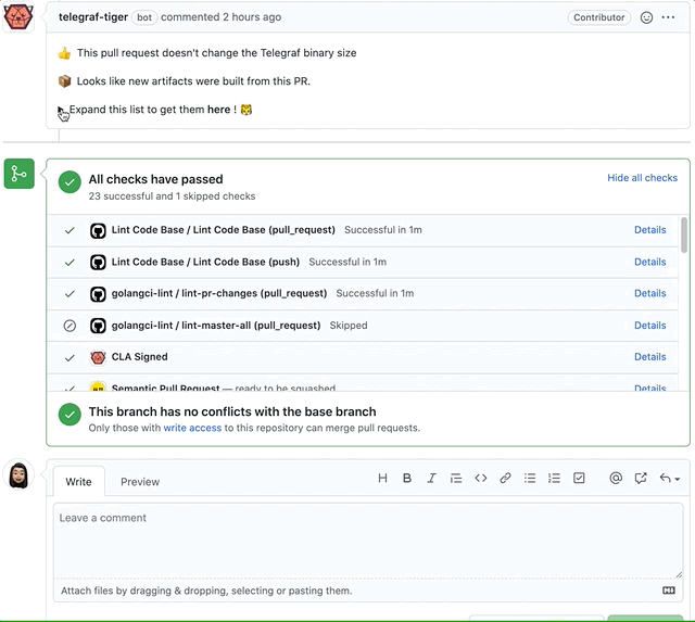 github PR build artifacts