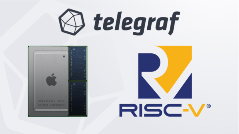 telegraf, m1, risc-v